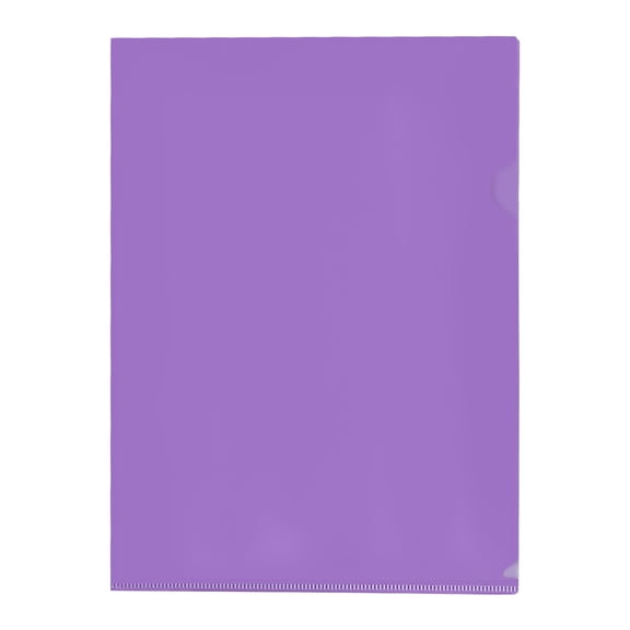 10 Pcs L-Shaped Plastic Folder, 12.2X8.66" Colored Clear File Folders, Document Pocket, Clear Single Page File Sleeve, Paper Storage Protector, Resume Report Document Holder, Paper Storage Protector