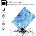 thumbnail image 2 of Allytech iPad Pro 11 inch 2021(3rd Gen)/2020(2nd Gen)/2018(1st Gen), Auto Sleep Wake Flexible Slim Back Cover PU Leather Wallet Folio Card Slots Protective Case for iPad Pro 11", Mandala, 2 of 6