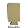 thumbnail image 2 of Blank Neoprene Collapsible 16 oz. Can Coolie (4, Khaki), 2 of 4