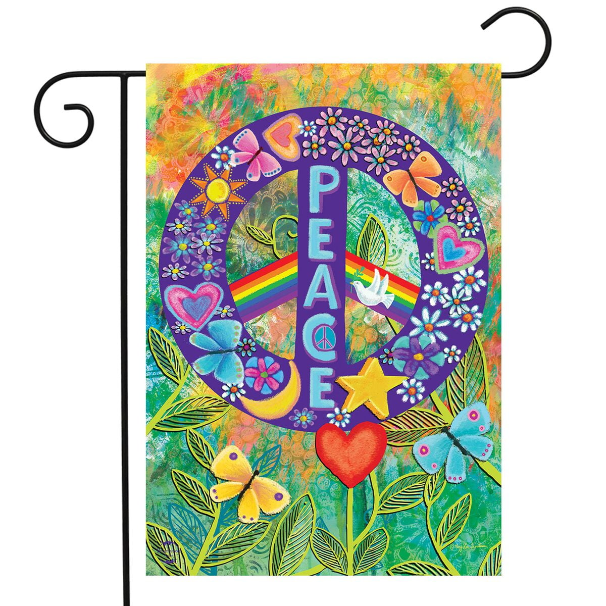 All You Need Is Love Inspirational Garden Flag Everyday 12.5"x18" Briarwood Lane 