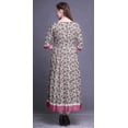 thumbnail image 3 of Bimba Kurti Indien pour Femmes, Kurta Anarkali Imprimée Évasée Ethnique, 3 of 6