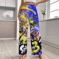 thumbnail image 2 of Splatoon Womens Comfy Pajama PJ Pants Lounge Pants Sleepwear Drawstring PJ Bottoms Pants, 2 of 7