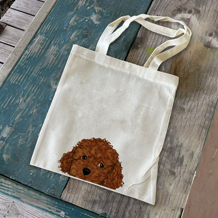 Toy Brown Poodle Tote Bag Toy Brown Poodle Tote Bag