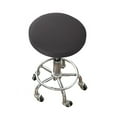 thumbnail image 2 of Round Stool Cover Stretch Bar Stools Seat Cover Barstool Cushion Removable Elastic Chair Pad Protector for 12-15 inch Round Stool, 2 of 7
