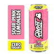 thumbnail image 2 of GHOST® ENERGY Zero Sugar Energy Drink, Sour Pink Lemonade, 200mg Natural Caffeine, 16 fl oz Can, 2 of 13