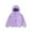Purple, variant on Esaierrr Kids Toddler Boys Girls Hooded Winter Cotton Jacke for 3-10Y Long Sleeve Winter Jacket Solid Colour Cotton Coat Tops Lightweight Cotton Jacket