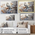 thumbnail image 4 of Designart "Silent Bird Watcher I" Animals Floater Framed Canvas Print, 4 of 7