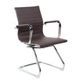 thumbnail image 1 of Techni Mobili Modern Visitor Office Chair in Chocolate, 1 of 7