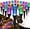 Multicolor, variant on Solar Pathway Lights, 20Pcs Crystal Bubble LED Tube Stake with Sunflower Design, 8 Modes, IP65 Waterproof, for Garden, Yard, Fence, Outdoor Decor(RL)