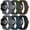 Blue/BlueGrey/Black/OliveGreen/DeepGrey/Brown, variant on 6 Pack Stretchy Bands Compatible with Samsung Galaxy Watch 7 6 5 4 40mm 44mm/Galaxy Watch Classic 42mm 46mm 43mm 47mm/Galaxy 5 Pro 45mm/Active 2, 20mm Elastic Nylon Sport Strap for Men Women
