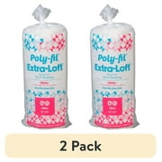(2 pack) Fairfield 45" x 60" Poly-Fil Extra-Loft Batting, 1 Each