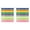 Camouflage*2, variant on Clearance Sale! Ruler 30Cm 4 X 6-Pole Plastic Rulers 12 Inch Measuring Ruler With Inches And Metric