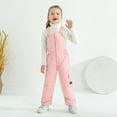 thumbnail image 3 of Toddler Infant Boys Girls Winter Pants Kids Zipper Windproof Cotton Trousers Bottoms Snow Bib Overalls Ski Pant Snowsuit 6 Months-5 Years, 3 of 13