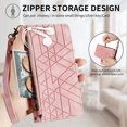 thumbnail image 2 of Allytechgroup for Samsung Galaxy S25 Ultra Case with Cards Holder, RFID Blocking PU Leather Wallet Case Support Wireless Charging Shockproof Full Body Protective for Samsung Galaxy S25 Ultra, Pink, 2 of 8
