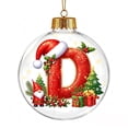 thumbnail image 3 of WWC Letter Christmas Ball Ornament, 2D Acrylic LED Hanging Personalized Letter Ornament, Warm Glowing Christmas Tree Decor for Holiday Party Gift, D, 3 of 6
