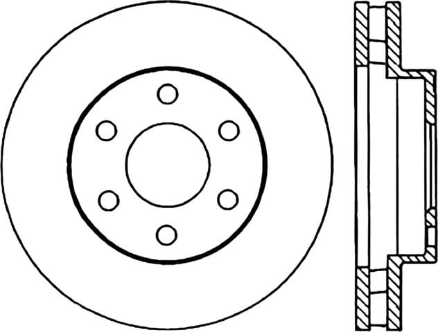 121.62063 Centric Parts Disc Brake Rotor P/N:121.62063