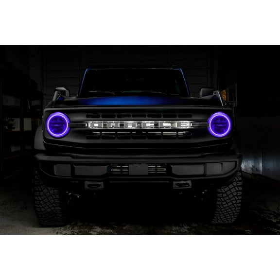 1470 335 Headlight Halo Ring Emitter Set Fits select: 2021-2022 FORD BRONCO BASE/BIG BEND/BLACK DIAMOND/OUTER BANKS
