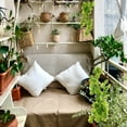 thumbnail image 4 of BEADCEST 2Ud Planta Colgante Artificial Monstera De Rattan Verde Para De Pared Y, 4 of 6