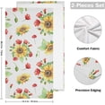 thumbnail image 2 of Dreamtimes Sunflower Soft Hand Towels 2-Piece Absorbent Bath Towel Decorative Fingertip Towels for Bathroom Gym Spa Hotel Beach Swimming Pool,14.4" x 28.3", 2 of 7