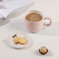 thumbnail image 5 of Taza de desayuno de gato con relieve de dibujos animados de cerámica de 480ml, taza de avena para el hogar del estudiante, 5 of 5