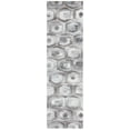 thumbnail image 2 of SAFAVIEH Abstract Jackson Geometric Runner Rug, Gray/Beige, 2'3" x 8', 2 of 10