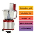 thumbnail image 5 of Kenmore 11-Cup Food Processor and Vegetable Chopper, Red and Silver, 5 of 9