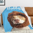 thumbnail image 3 of Custom Blanket with Picture, Personalized Fathers Day Dad Gifts from Daughter, Customized Blanket for Dad, Custom Throw Blankets with Photos, Customized Birthday Giftsn Blankets, 3 of 5