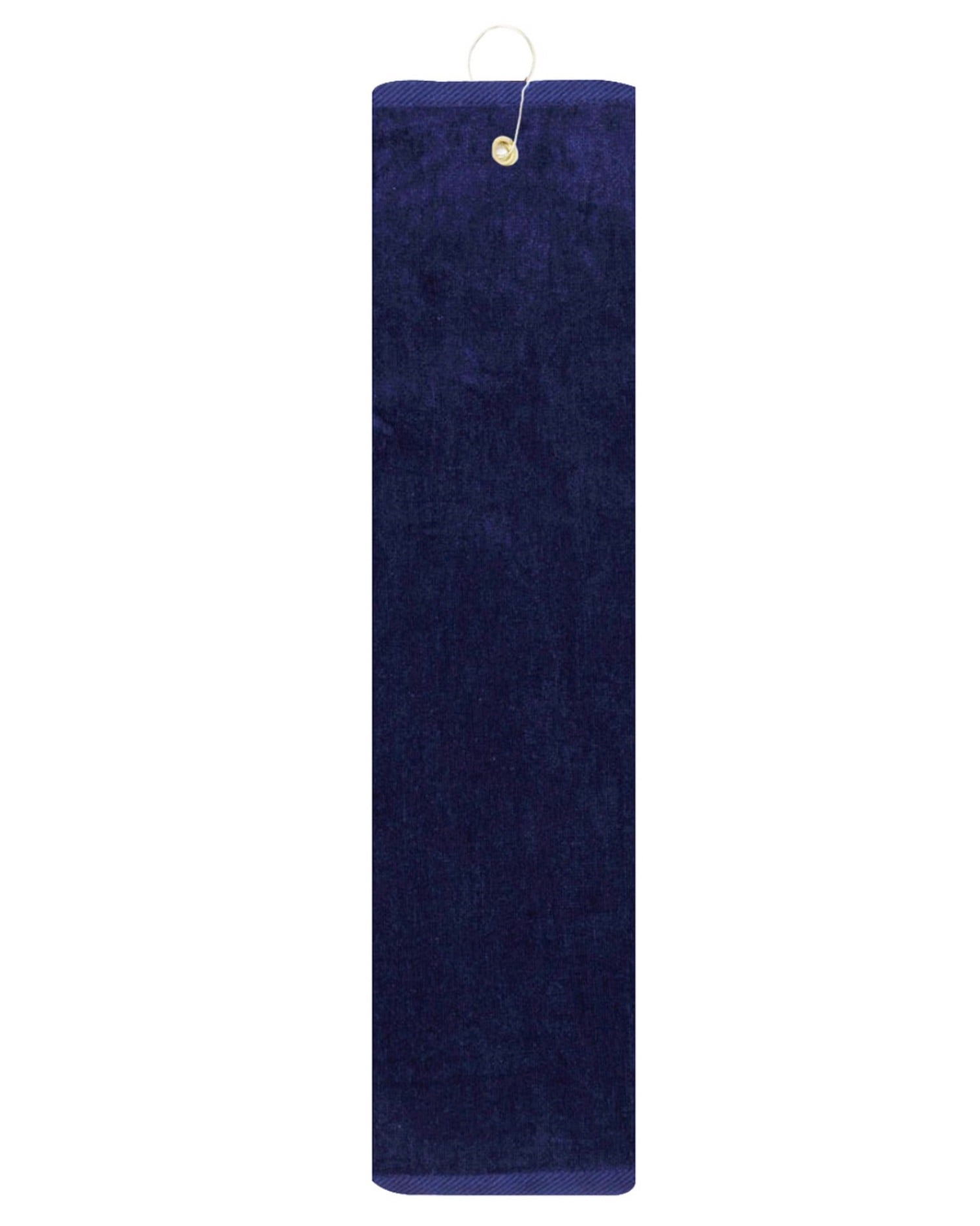 NAVY BLUE 100 Cotton Golf Towel High Quality TriFold with Grommet