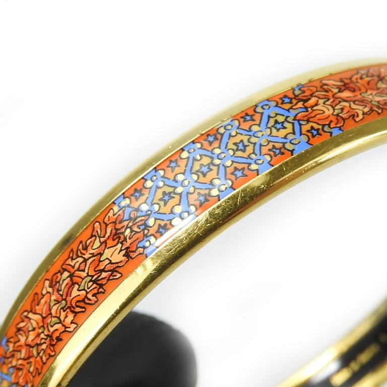 Pre-Owned Hermes bracelet enamel PM metal cloisonné multicolor