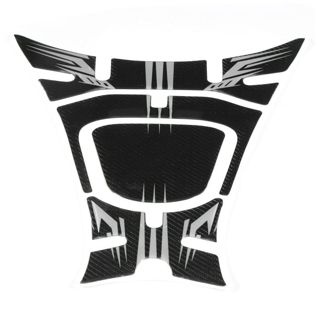 XYCCA 4pcs/Set Oil Fuel Gas Tank Decals Carbon Fiber Side Sticker Fit for Honda pcx125 150 2018 2019Gray Pattern-082204