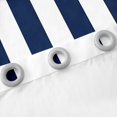 thumbnail image 3 of Erosebridal Teens Abstract Curtains Pack of 2 (38x45), Navy Geometric 30%-50% Blackout Curtains for Bedroom, Modern Fasgion 30%-50% Black Out Curtains, Window Curtains Room Decoration, 3 of 6