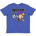 thumbnail image 3 of Inktastic Soccer Girl Youth T-Shirt, 3 of 5