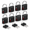 Black 8 Pack, variant on Ox Tsa Accepted Keyed Lugglocks Key Travel Lock Black 6 Pack