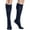 Navy, variant on Sigvaris Well Being 192 Men's Zurich Collection All-Season Wool 15-20 Knee High Compression Socks Navy A