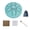 blue, variant on Rain Drum for Outside, Tounge Drum 3 Inch 6 Notes, Non Waterlogging Rain Drum for Outside Garden when It Rains, Mini Outdoor Rain Drum Instrument