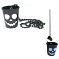 thumbnail image 4 of Halloween Shot Glass Necklaces Cups, Plastic Pumpkin Face Glasses Funny Mini Cups for Trick or Treat Spooky Halloween Party Favor Decoration Supplies, 12PCS, 4 of 6