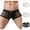 A-Black, variant on Jinhomg Mens Breathable Boxer Briefs Trendy See Through Mesh Underwear Breathable Comfy Low Waist Boxers Clubwear Flash Deals of The Day White M