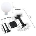 thumbnail image 4 of LINLIN Solar Outdoor String Light, 50 LEDs 23ft/7M Solar Globe String Lights Waterproof Globe Ball Fairy Lights for Patio Garden Wedding Holiday Christmas Decorations, 4 of 7