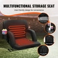 thumbnail image 4 of VEVOR Double Heated Back Support Stadium Seat Portable Reclining Bleacher Chair, 4 of 9