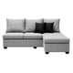 thumbnail image 3 of Sala Esquinera El Bazar Store Bergen Gris plata 180x140 cm Lado derecho e Izquierdo Lino nacional, 3 of 7