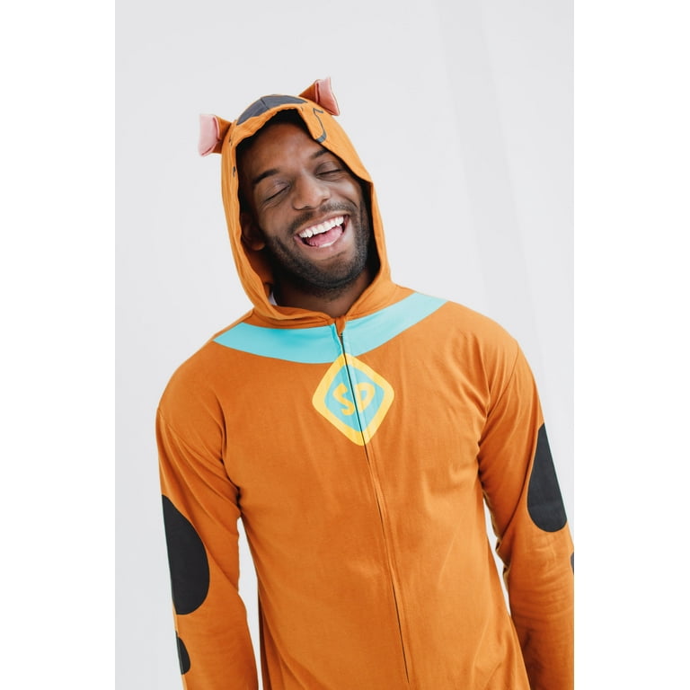 00's Scooby-Doo ジャンパー Scooby-Doo Scooby Doo Zip Up Cosplay Costume Coverall Adult