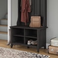thumbnail image 3 of Bush Furniture Salinas Shoe Storage Bench in Vintage Black, 3 of 3