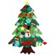 thumbnail image 2 of Navidad Fieltro DIY 3 2 Pies Con 32 Adornos Navideños, 2 of 9