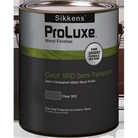 Semi Tint - Sikkens ProLuxe Semi-Transparent Base Exterior Wood Finish, 1 gal, Liquid, Matte, 250 sq-ft, 49 deg C, < 100 g/L VOC
