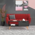 thumbnail image 1 of vidaXL Coffee Table Grey 100x49.5x43 cm Engineered Wood, 1 of 4