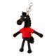 thumbnail image 1 of Llavero de peluche del Año del Caballo 2026, adorno auspicioso de caballo negro distante, suave para bolso y mochila., 1 of 8