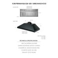 KOBE IN2636SQB12001 Premium 36inch Builtin/ Insert Range Hood, 6