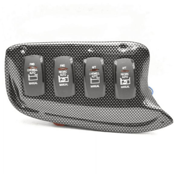 Tracker Boat Switch Panel 188783 | Triton CTX Black Gray