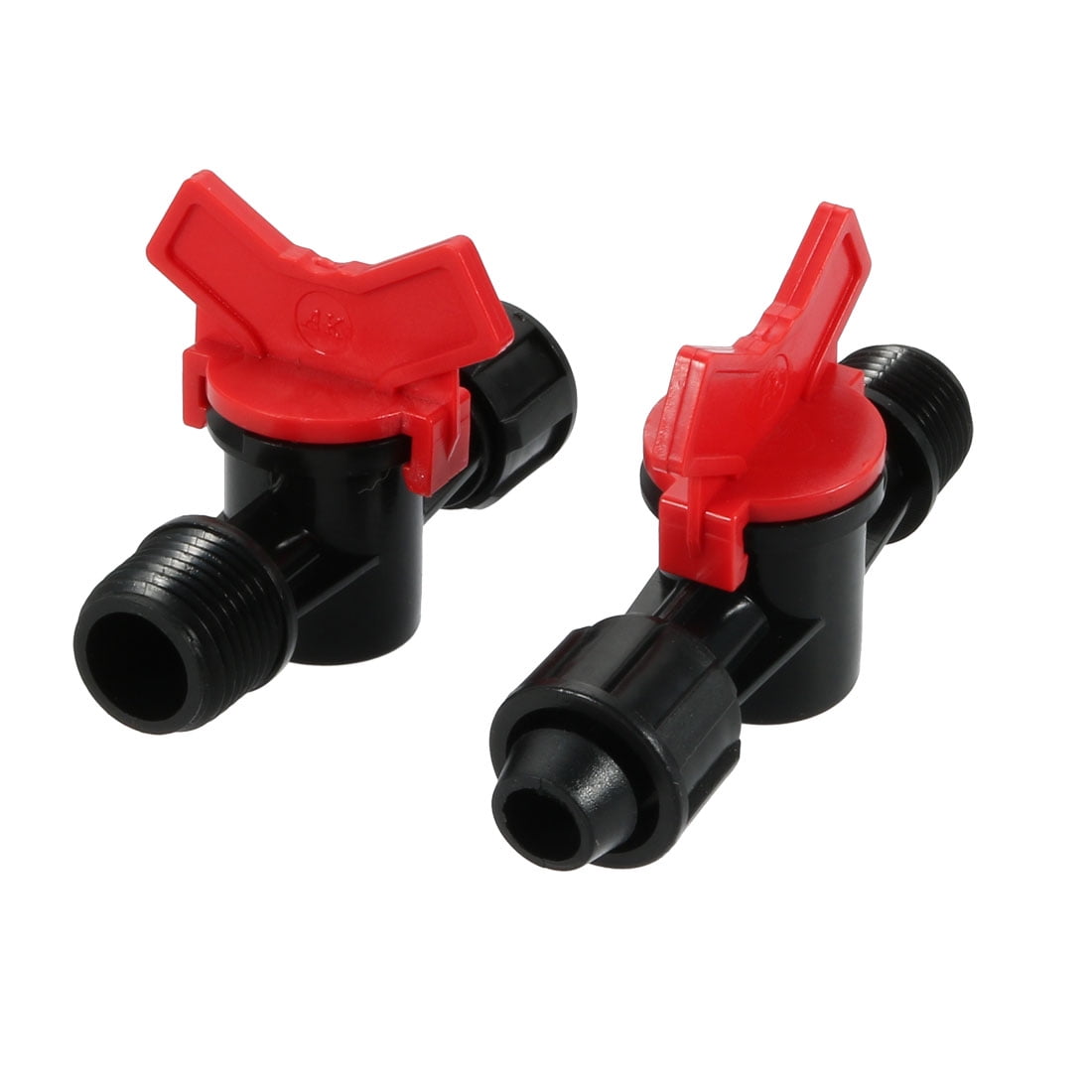2pcs Barbed Water Tube Connect Coupling Valve for Drip Irrigation w