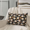 thumbnail image 5 of Naloa cat sugar skulls Pillowcase, Cool Pillowcase, Lightweight, Breathable, Skin Friendly Pillowcase, Hidden Zipper (No pillow core)-20"x30", 5 of 6